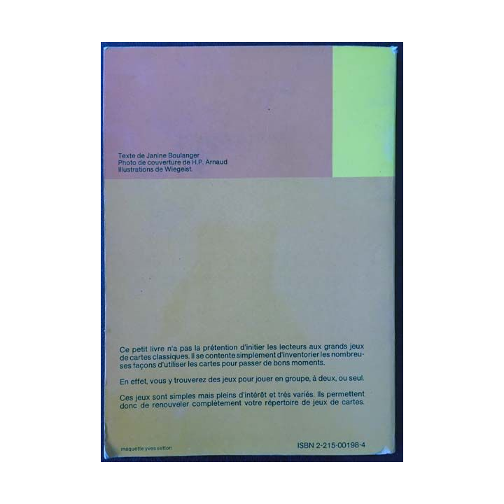 1. Jeux de cartes de Janine Boulanger aux éditions Fleurus (C18)