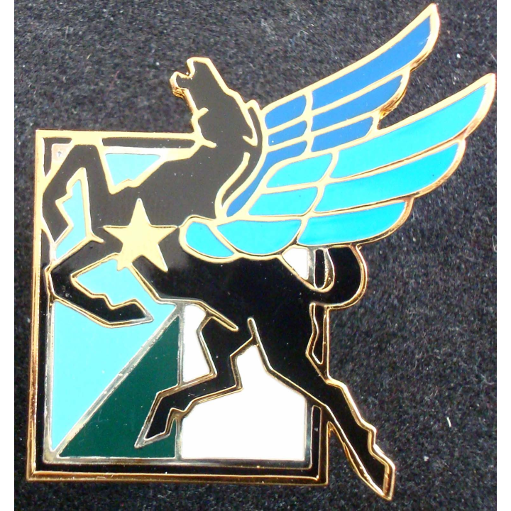 EALAT SAUMUR : insigne de l'escadrille de l'aviation légère de l'armée de terre à Saumur de fabrication Saumur G. 3.168