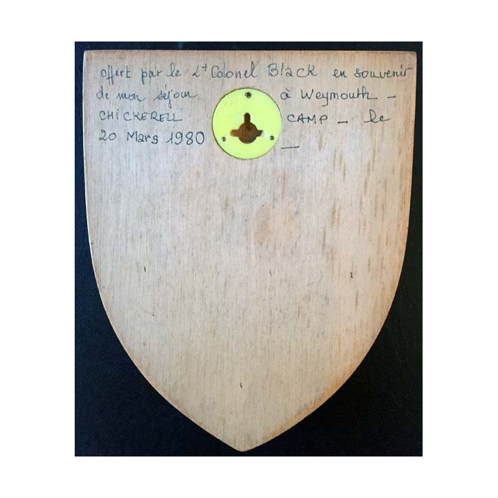 Cadre de l'insigne du 36 régiment du génie anglais