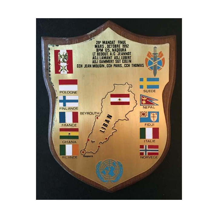 Plaque souvenir du LIBAN