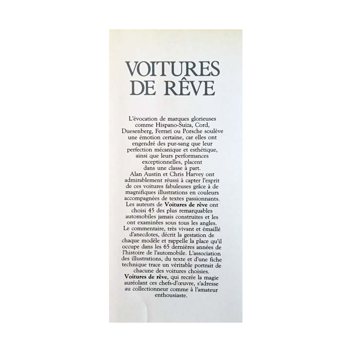 1. Voiture de rêves de Alan Austin et Chris Harvey aux éditions Gründ