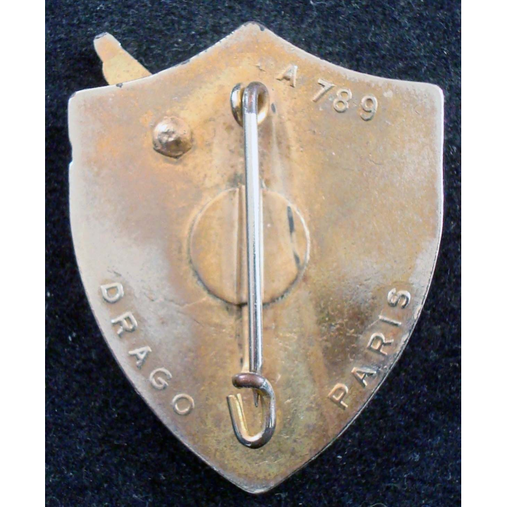 BA 278 : insigne métallique de la base aérienne 278 d'Ambérieux de fabrication Drago A. 789