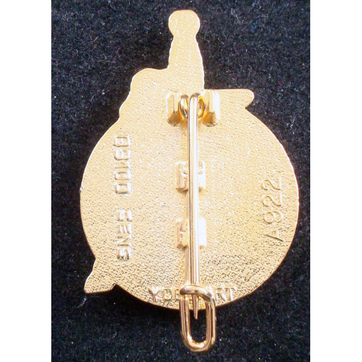 EH 2 - 67 : insigne métallique de l'escadron d'hélicoptères 2 - 67 Valmy de fabrication Delsart A. 922
