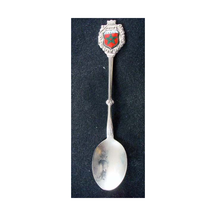 PETITE CUILLERE  : petite cuillère de collection argentée du Maroc