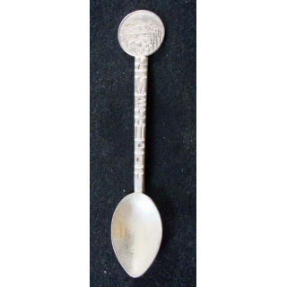 PETITE CUILLERE  : petite cuillère de collection argentée du Mexique fabrication ALpaca Mexico