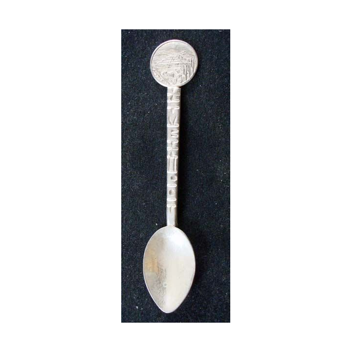 PETITE CUILLERE  : petite cuillère de collection argentée du Mexique fabrication ALpaca Mexico