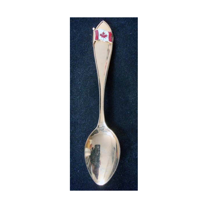 PETITE CUILLERE  : petite cuillère de collection dorée du Canada