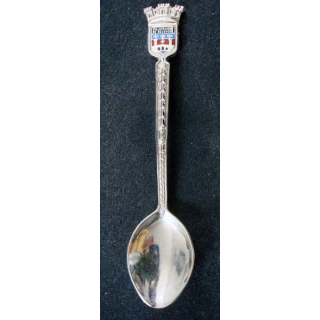 PETITE CUILLERE  : petite cuillère de collection argentée de Villefranche dee Rouergue
