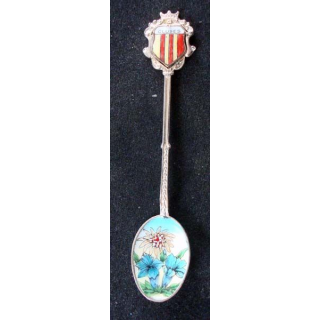 PETITE CUILLERE  : petite cuillère de collection argentée de Cluses