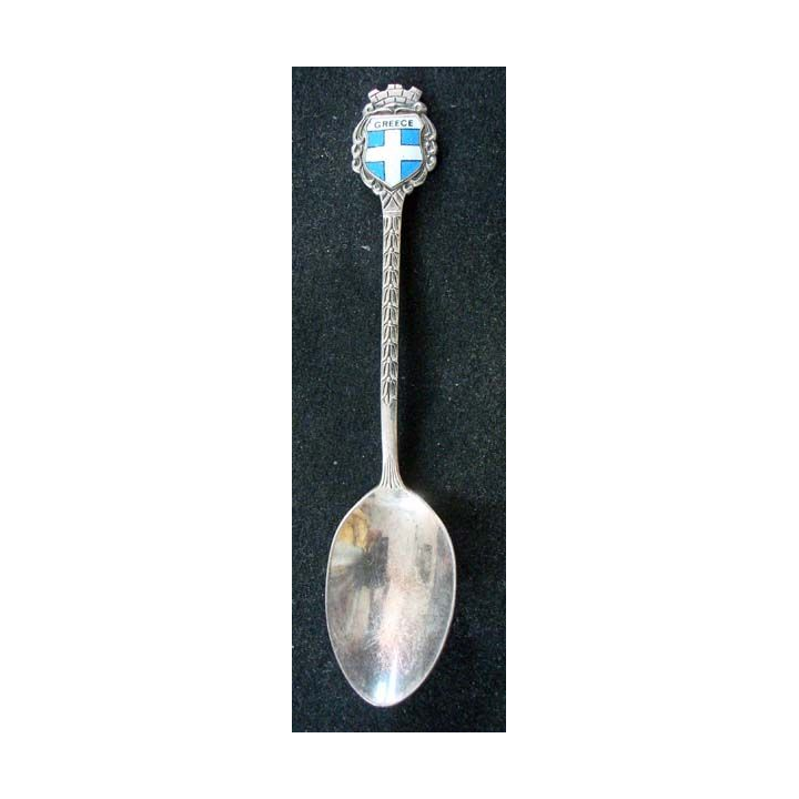 PETITE CUILLERE  : petite cuillère de collection argentée de Greece