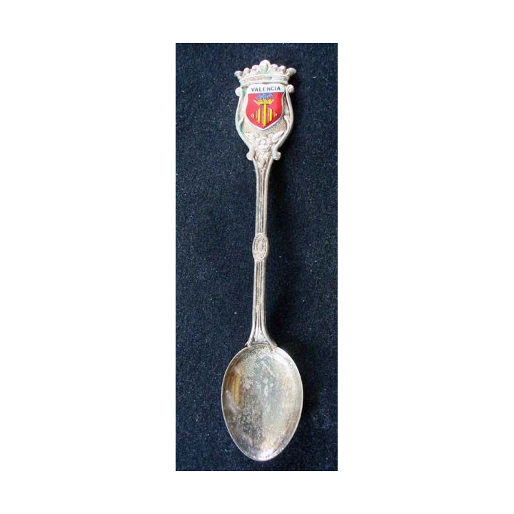 PETITE CUILLERE  : petite cuillère de collection argentée de Valencia