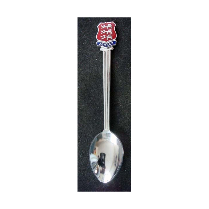 PETITE CUILLERE  : petite cuillère de collection argentée de Jersey