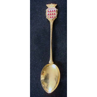 PETITE CUILLERE  : petite cuillère de collection dorée de Monaco