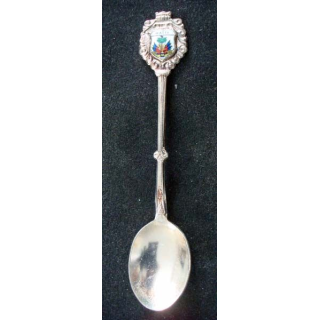 PETITE CUILLERE  : petite cuillère de collection argentée de Haïti