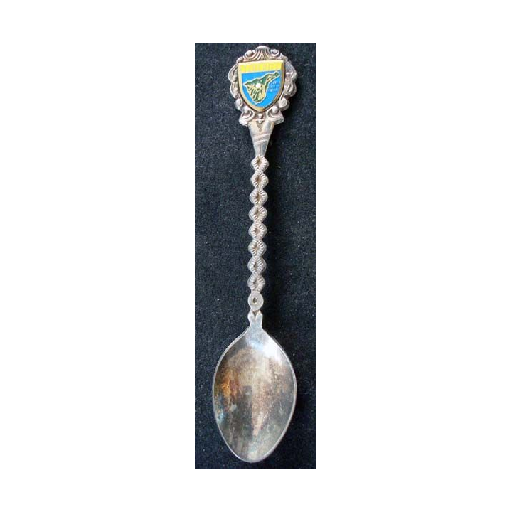 PETITE CUILLERE  : petite cuillère de collection argentée de Ténérife
