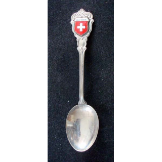 PETITE CUILLERE  : petite cuillère de collection argentée de Suisse