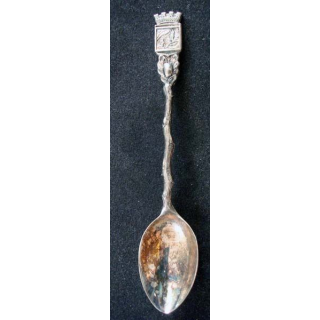 PETITE CUILLERE  : petite cuillère de collection argentée de Lourdes (non mentionné avec vierge)