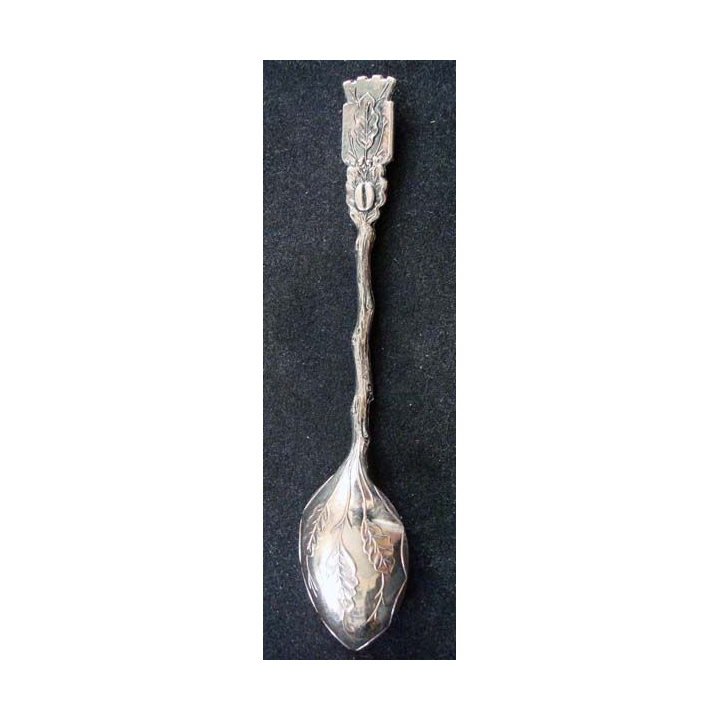 PETITE CUILLERE  : petite cuillère de collection argentée de Lourdes (non mentionné avec vierge)