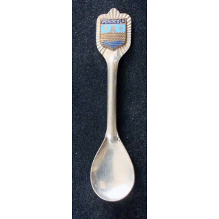 PETITE CUILLERE  : petite cuillère de collection argentée de Peniscola