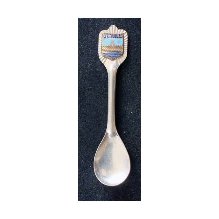 PETITE CUILLERE  : petite cuillère de collection argentée de Peniscola
