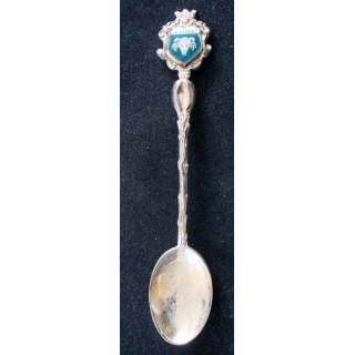 PETITE CUILLERE  : petite cuillère de collection argentée de La Clusaz