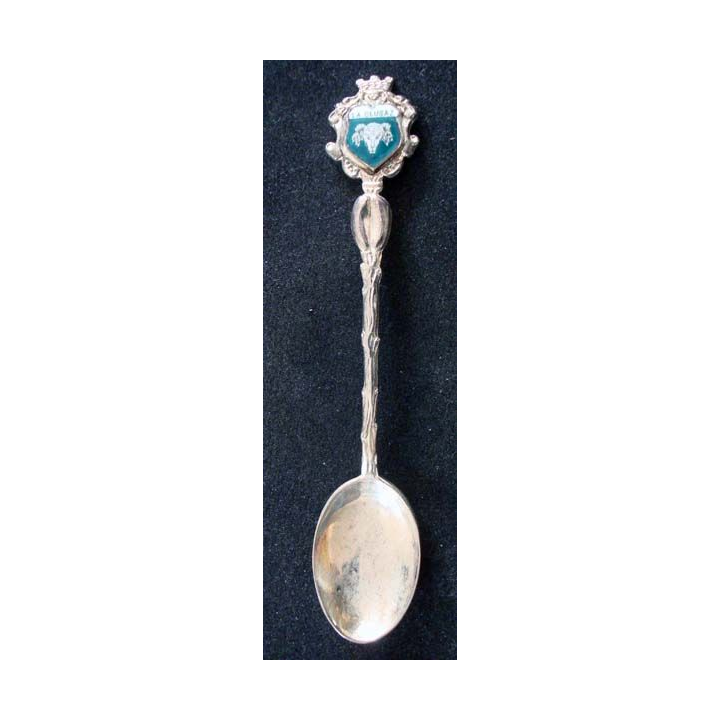 PETITE CUILLERE  : petite cuillère de collection argentée de La Clusaz