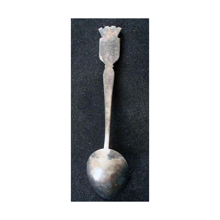 PETITE CUILLERE  : petite cuillère de collection argentée de Berck Plage