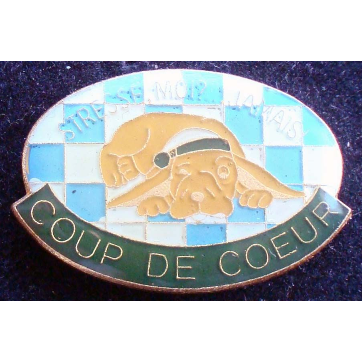 PIN'S COUP DE COEUR : Coup de coeur de fabrication Stadium Paris et de hauteur 2,3 cm
