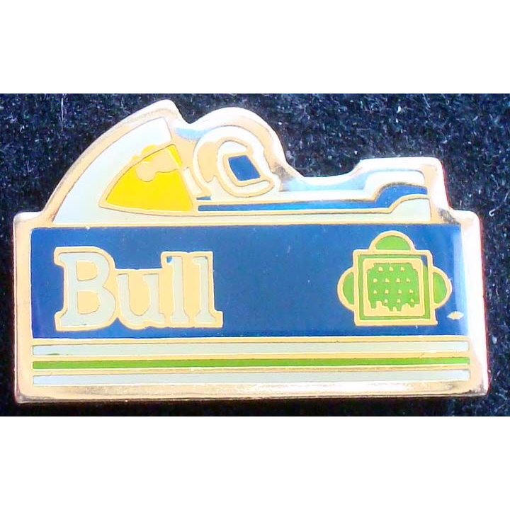 PIN'S INFORMATIQUE : Bull de fabrication Eurodor de largeur 2,2 cm