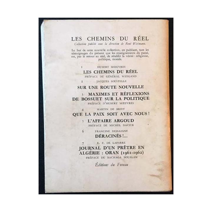 1. Déracinés ! de Francine Dessaigne aux éditions du Fuseau