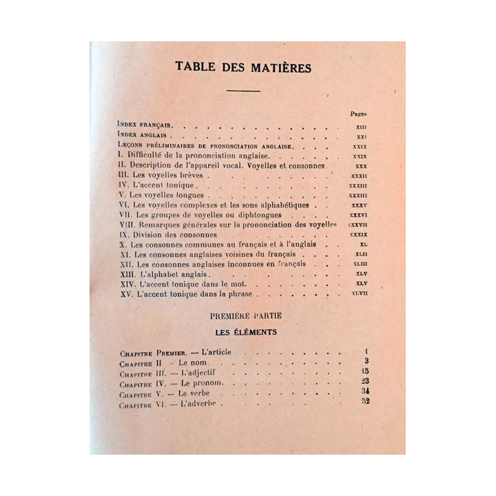 Nouvelle grammaire anglaise à l'usage des français de Louis Chafouin aux éditions Librairie Croville