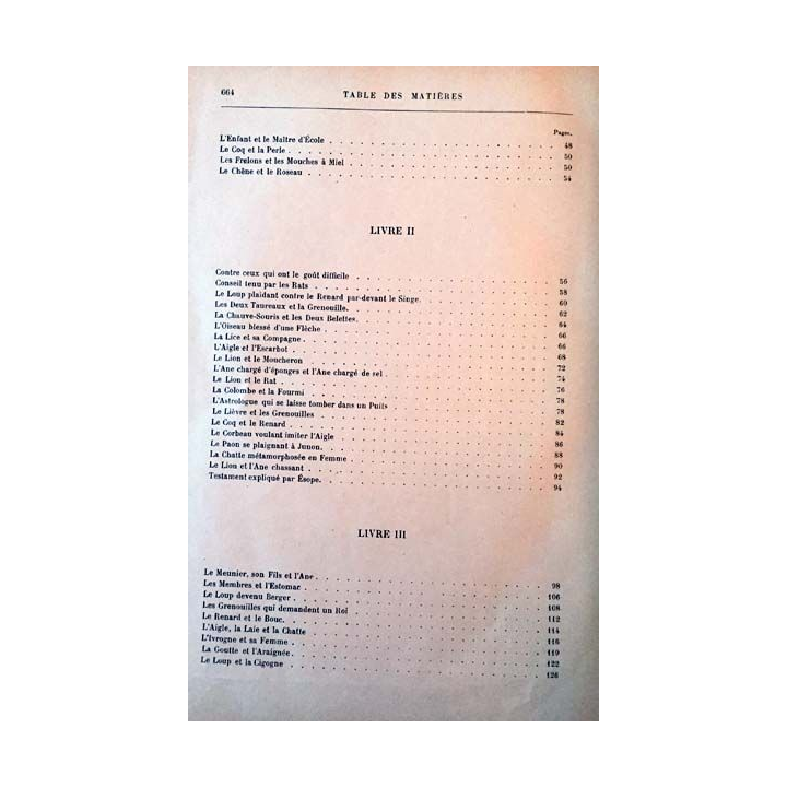 1. Fables de la Fontaine de Jean de la Fontaine
