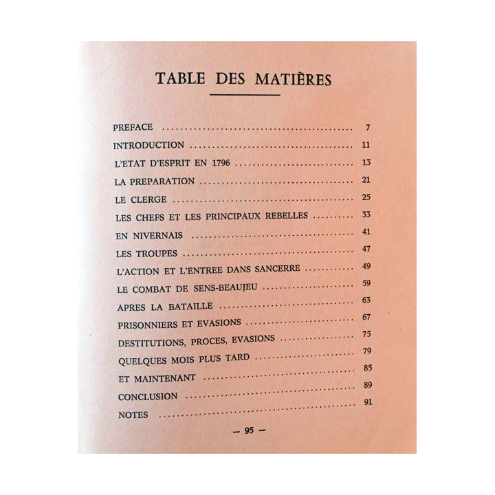 1. Vendée sancerroise 1976 de Gérard Sablier de la Batie aux éditions Société de presse Berrichonne