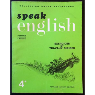 1. Speak english de E. Benhamou, P. Dominique et S. Budzinski aux éditions Fernand Nathan