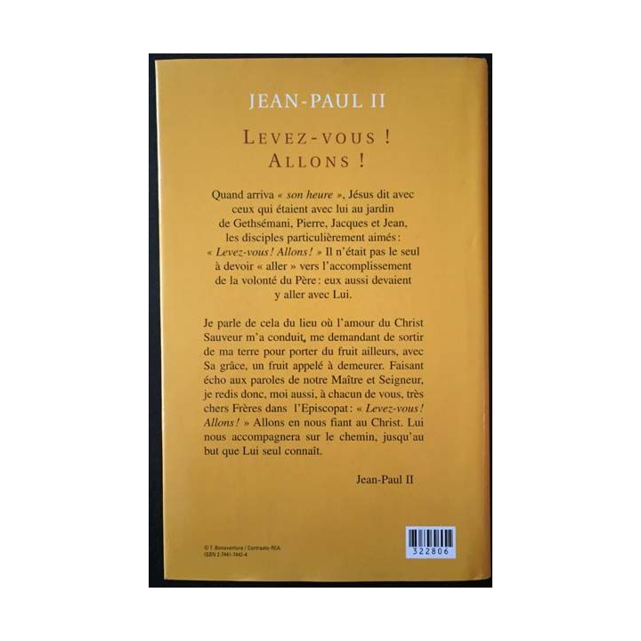 1. Levez-vous ! Allons ! de Jean-Paul II aux éditions France loisirs 