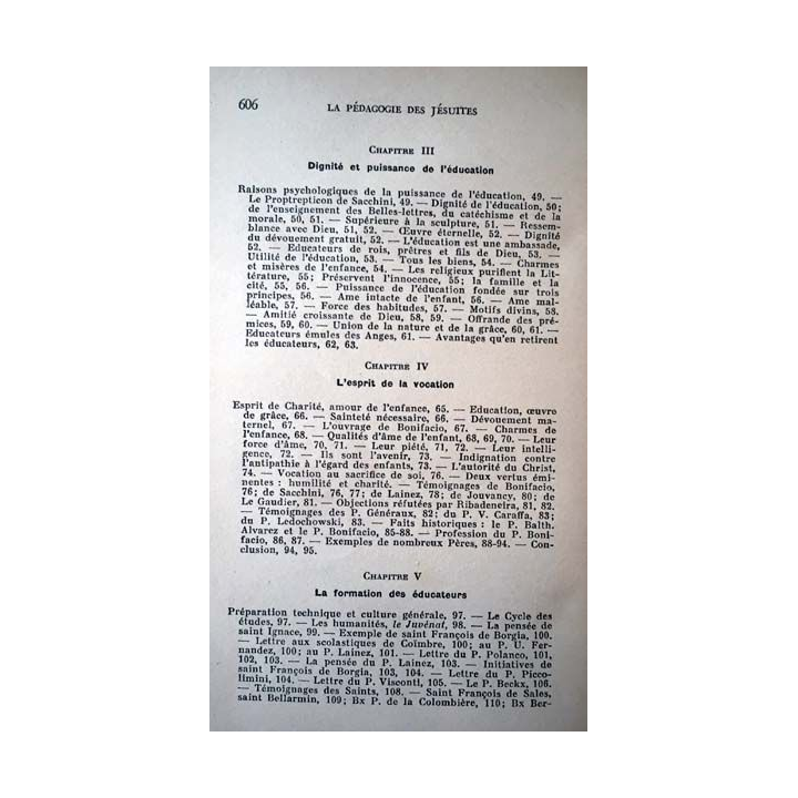 1. La pédagogie des Jésuites Ses principes - Son actualité de F. Charmot aux éditions Spes