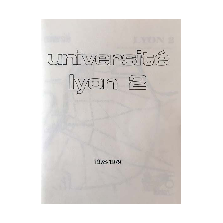 1. Université Lyon 2 1978-1979