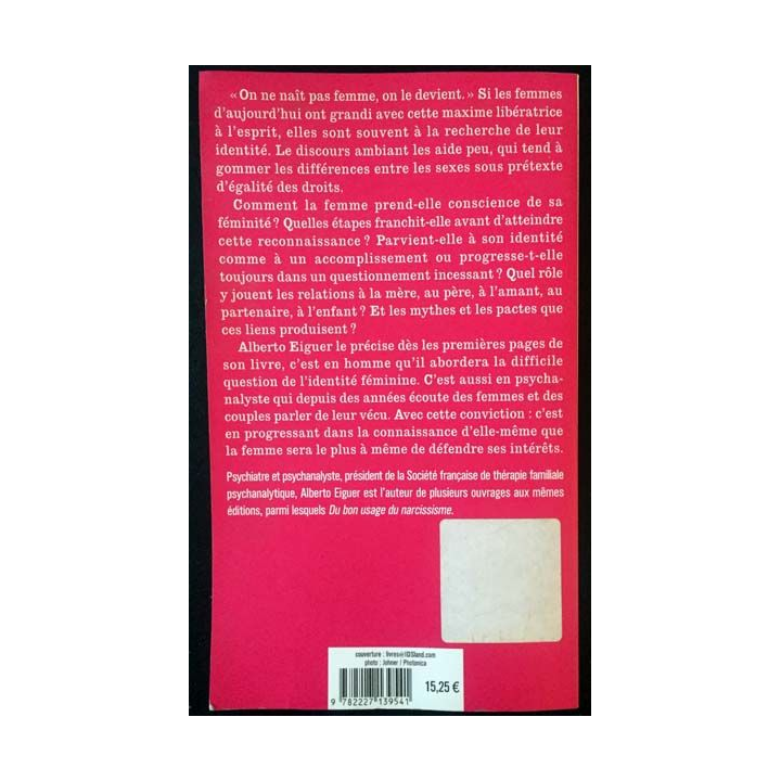 1. L'éveil de la conscience féminine de Alberto Eiguer aux éditions Bayard