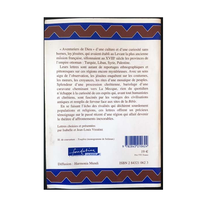 1. Lettres édifiantes et curieuses des Jésuites du levant de Isabelle et Jean-Louis Vissière