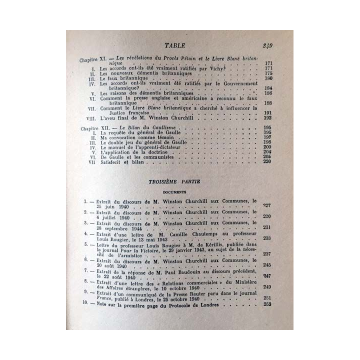 1. Mission secrète à Londres - Les accords Pétain-Churchill de Louis Rougier aux éditions du Cheval ailé