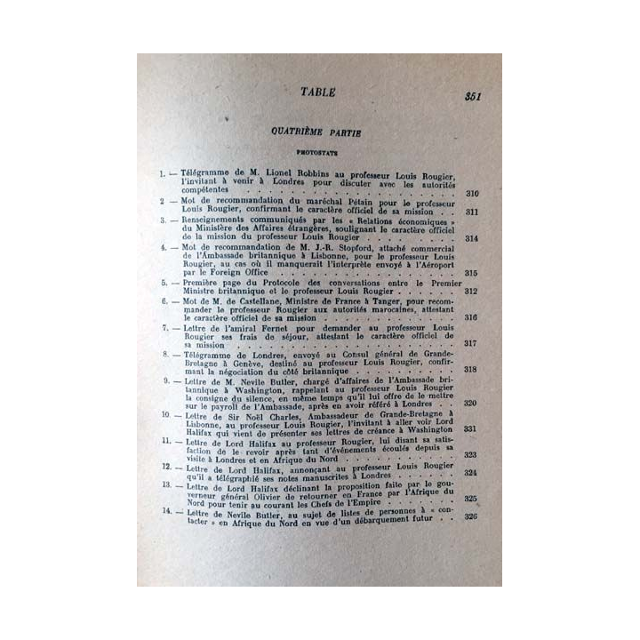 1. Mission secrète à Londres - Les accords Pétain-Churchill de Louis Rougier aux éditions du Cheval ailé