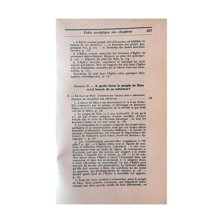 1. Vraie et fausse réforme dans l'Église de Yves M.-J. Congar aux éditions du Cerf 1950