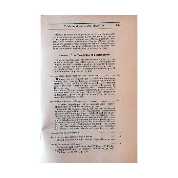 1. Vraie et fausse réforme dans l'Église de Yves M.-J. Congar aux éditions du Cerf 1950