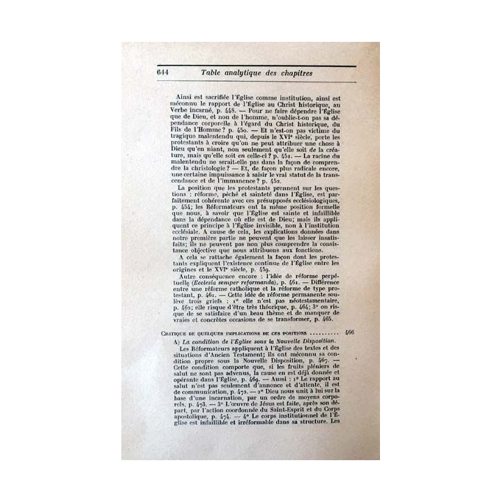 1. Vraie et fausse réforme dans l'Église de Yves M.-J. Congar aux éditions du Cerf 1950