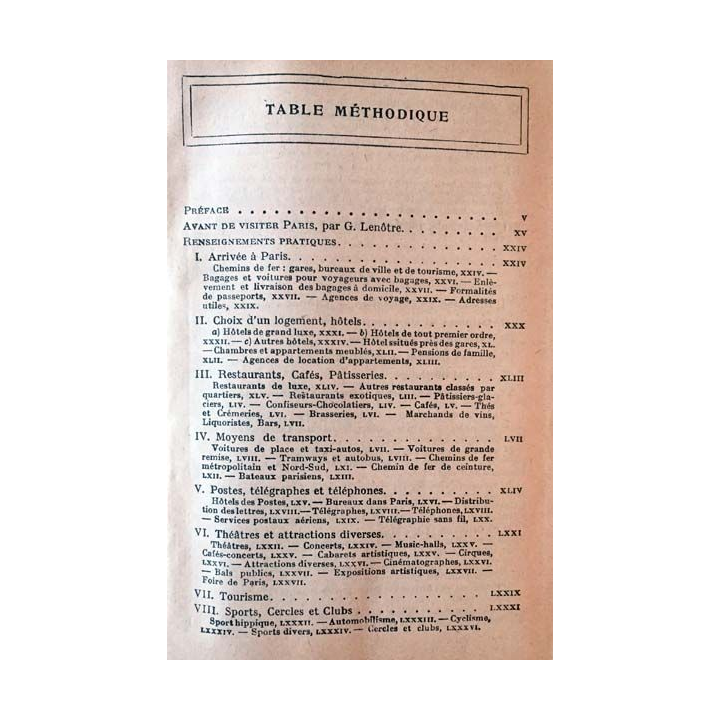 1. Les guides bleus Paris et ses environs sous la direction de Marcel Monmarché aux éditions Hachette 1924