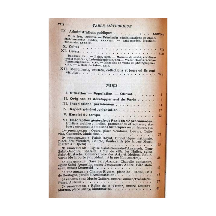 1. Les guides bleus Paris et ses environs sous la direction de Marcel Monmarché aux éditions Hachette 1924