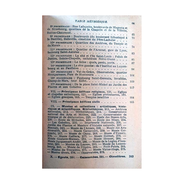 1. Les guides bleus Paris et ses environs sous la direction de Marcel Monmarché aux éditions Hachette 1924