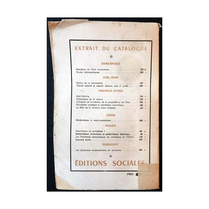 1. Principes fondamentaux de Philosophie de Georges Politzer, Guy Besse et Maurice Caveing aux éditions Sociales 1954