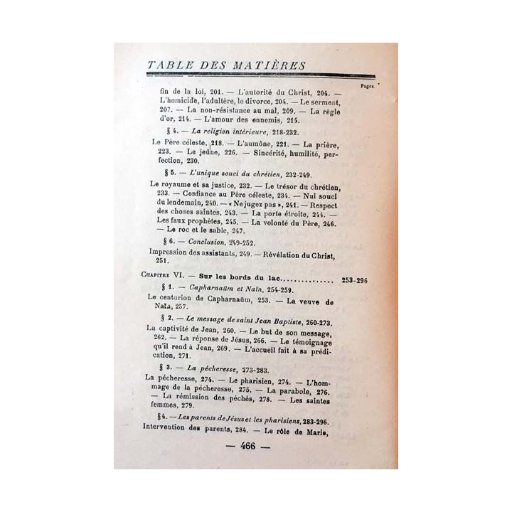 1. La vie et l'enseignement de Jésus Christ notre Seigneur Tome I de Jules Lebreton Édition Gabriel Beauchesne et ses fils