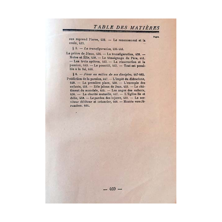 1. La vie et l'enseignement de Jésus Christ notre Seigneur Tome I de Jules Lebreton Édition Gabriel Beauchesne et ses fils